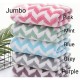 Handuk Mandi Bayi/Anak dan dewasa Microfiber Towel Motif ZigZag Lembut Daya Serap Tinggi IDR 45k